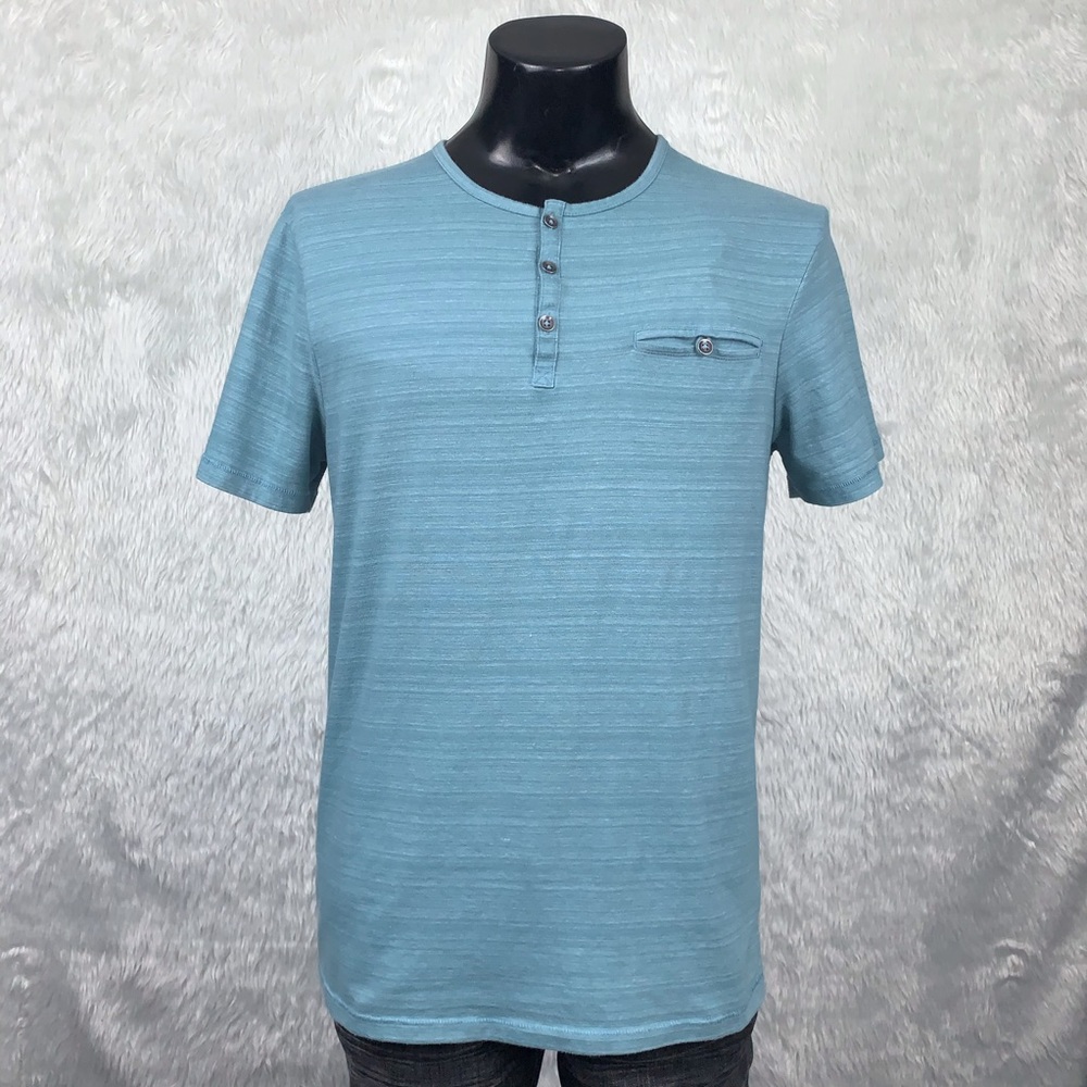 Rock & Republic Short Sleeve Henley - Picture 3 of 5